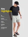 Plain Light Grey Mens Boxers