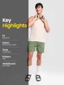 Plain Sage Green Mens Boxers