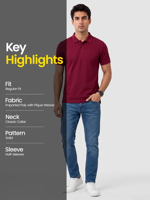 Polo Neck T Shirts