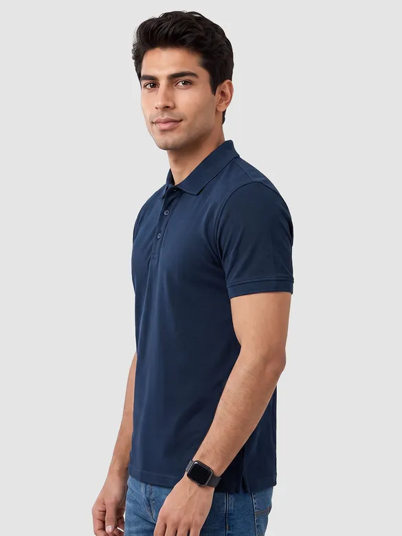stylish polo collar t shirt