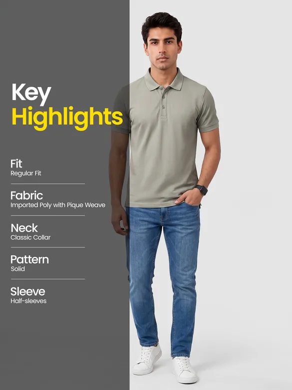 Polo Neck T Shirts