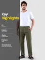 Army Green Regular-fit Pyjamas