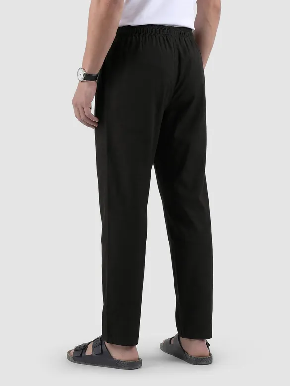Black Regular-fit Pajamas