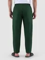 Bottle Green Regular-fit Pajamas