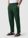 Bottle Green Regular-fit Pajamas