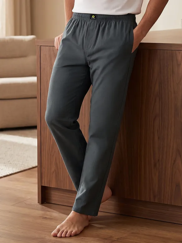 Mens pajama pants gray - Regular-fit 