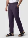 Dark Violet Regular-fit Pajamas