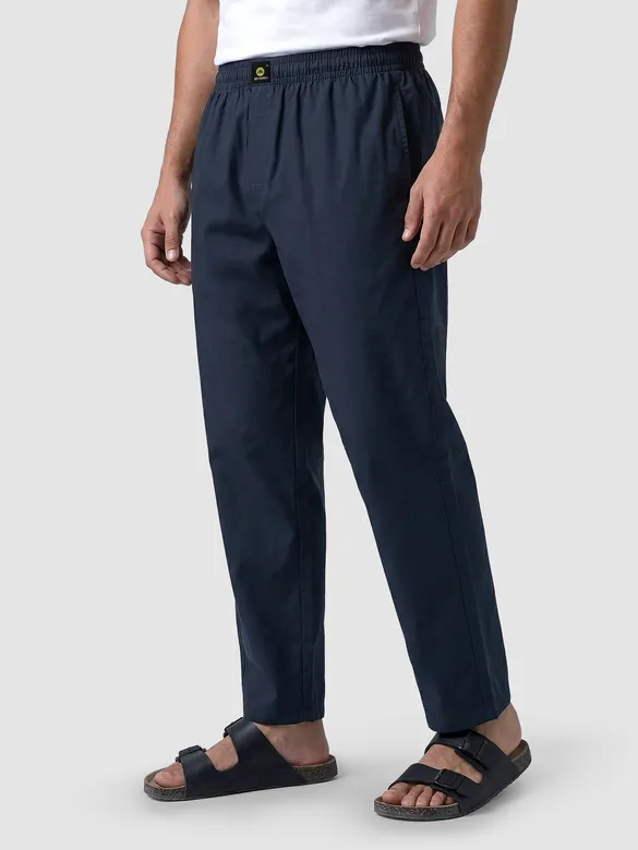 Navy Blue Regular-fit Pajamas