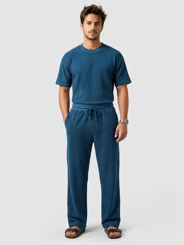 Blue Plain Recycled Pyjamas