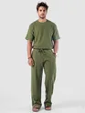 Olive Plain Recycled Pyjamas