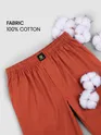 Rust Orange Regular-fit Pajamas