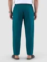 Teal Blue Regular-fit Pyjamas