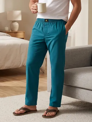 Mens pajamas in green color - Regular-fit