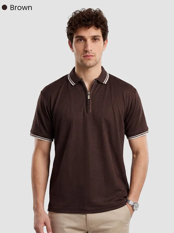 Pick Any 2 - Zipper Polo T-Shirt Combo