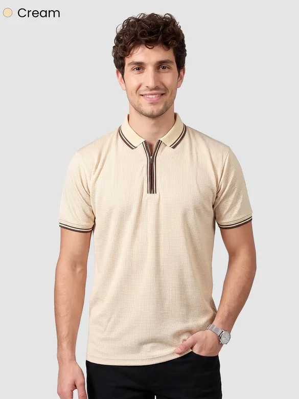 Pick Any 2 - Zipper Polo T-Shirt Combo