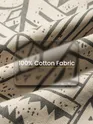 Grey and Beige Abstract Print Shacket