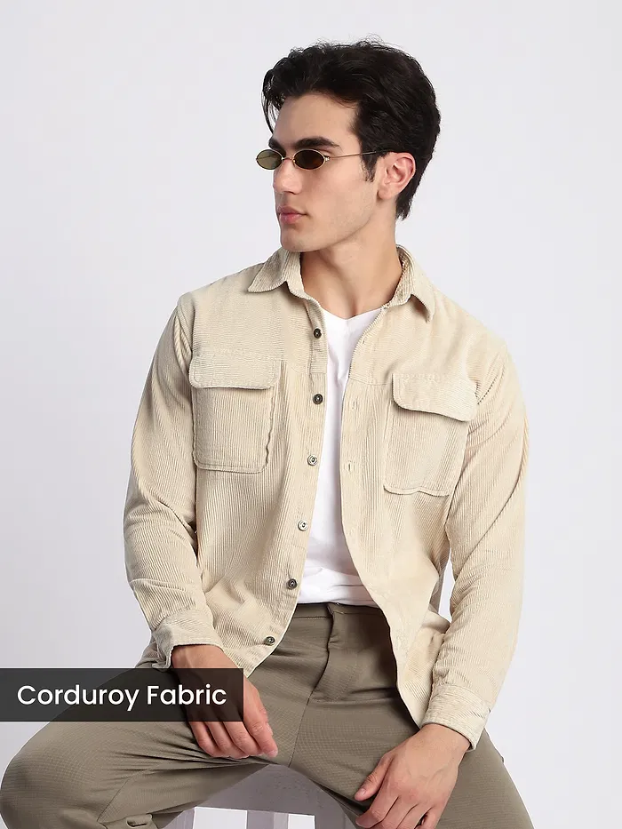 Best trending Men’s Corduroy Shirt for casual style, 