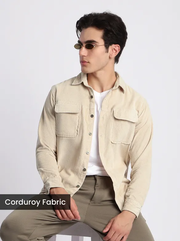Best trending Men’s Corduroy Shirt for casual style, 