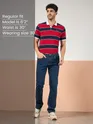 Navy Blue Regular Fit Mens Jeans