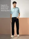 Black Regular Fit Mens Jeans