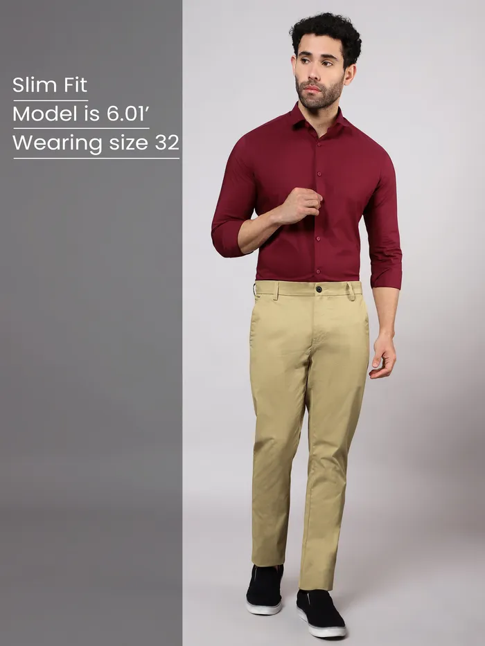 Camel Beige Chino Pants