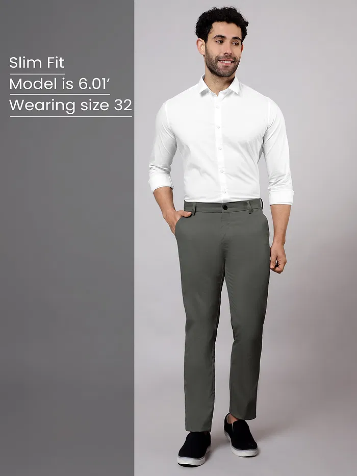 Dark Grey Chino Pants