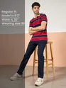 Dark Navy Blue Regular Fit Mens Jeans