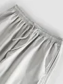 Pale Grey Heavy Gauge Cargo Joggers