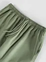 Pale Olive Heavy Gauge Cargo Joggers