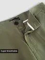 Sage Green Textured Summer Pants