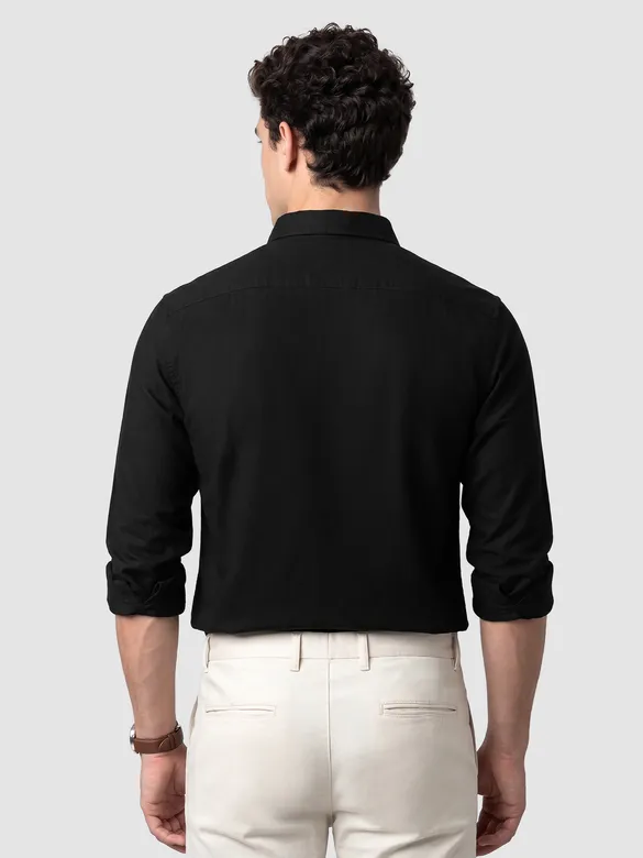 Black Button Down Oxford Shirts