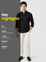 Black Button Down Oxford Shirts
