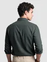 Dark Grey Button Down Oxford Shirts