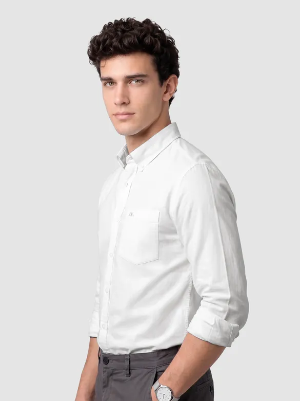 White Button Down Oxford Shirts