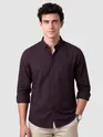 Wine Button Down Oxford Shirts