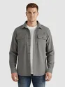Ash Grey Dual Pocket Corduroy Shirt