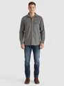 Ash Grey Dual Pocket Corduroy Shirt