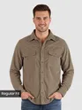 Camel Brown Dual Pocket Corduroy Shirt