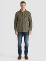 Dusty Olive Dual Pocket Corduroy Shirt