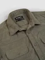 Dusty Olive Dual Pocket Corduroy Shirt