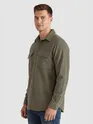 Dusty Olive Dual Pocket Corduroy Shirt