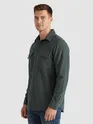 Forest Green Dual Pocket Corduroy Shirt