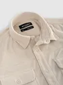 Sand Beige Dual Pocket Corduroy Shirt