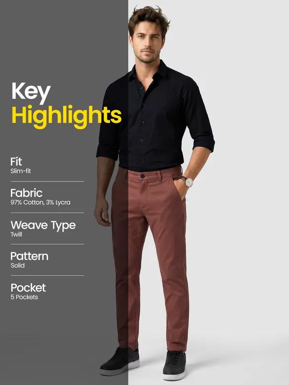 Caramel Brown Chino Pants