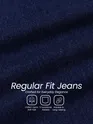 Dark Blue Regular Fit Jeans