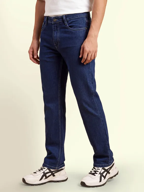Dark Blue Regular Fit Jeans