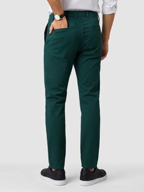 Dark Green Chino Pants