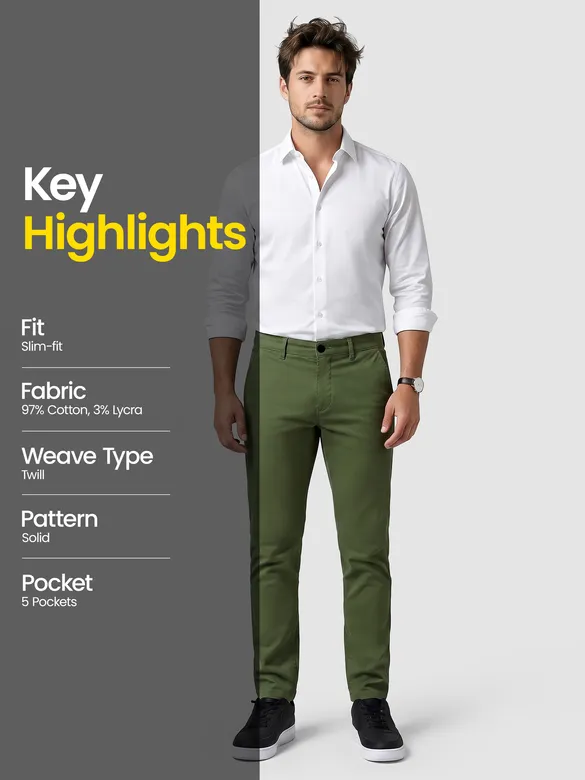 Sage Green Chino Pants