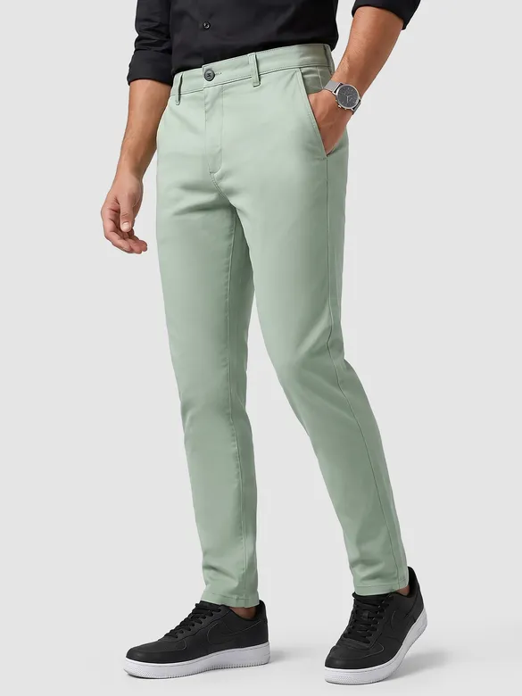 Seafoam Green Chino Pants