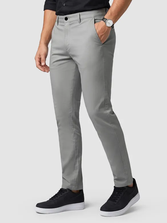 Space Grey Chino Pants